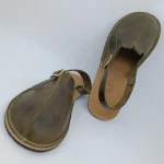 Khaki Green handmade sandals (6)