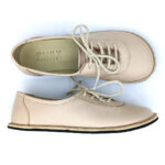 Beige handmade barefoot sneakers (3)