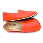 orange loafer ruby barefoot shoes (1)