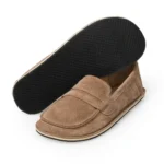 barefoot suede Taupe loafer