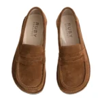 Brown Suede Loafer