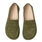 Green Suede Loafer