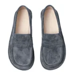 Grey Suede Loafer